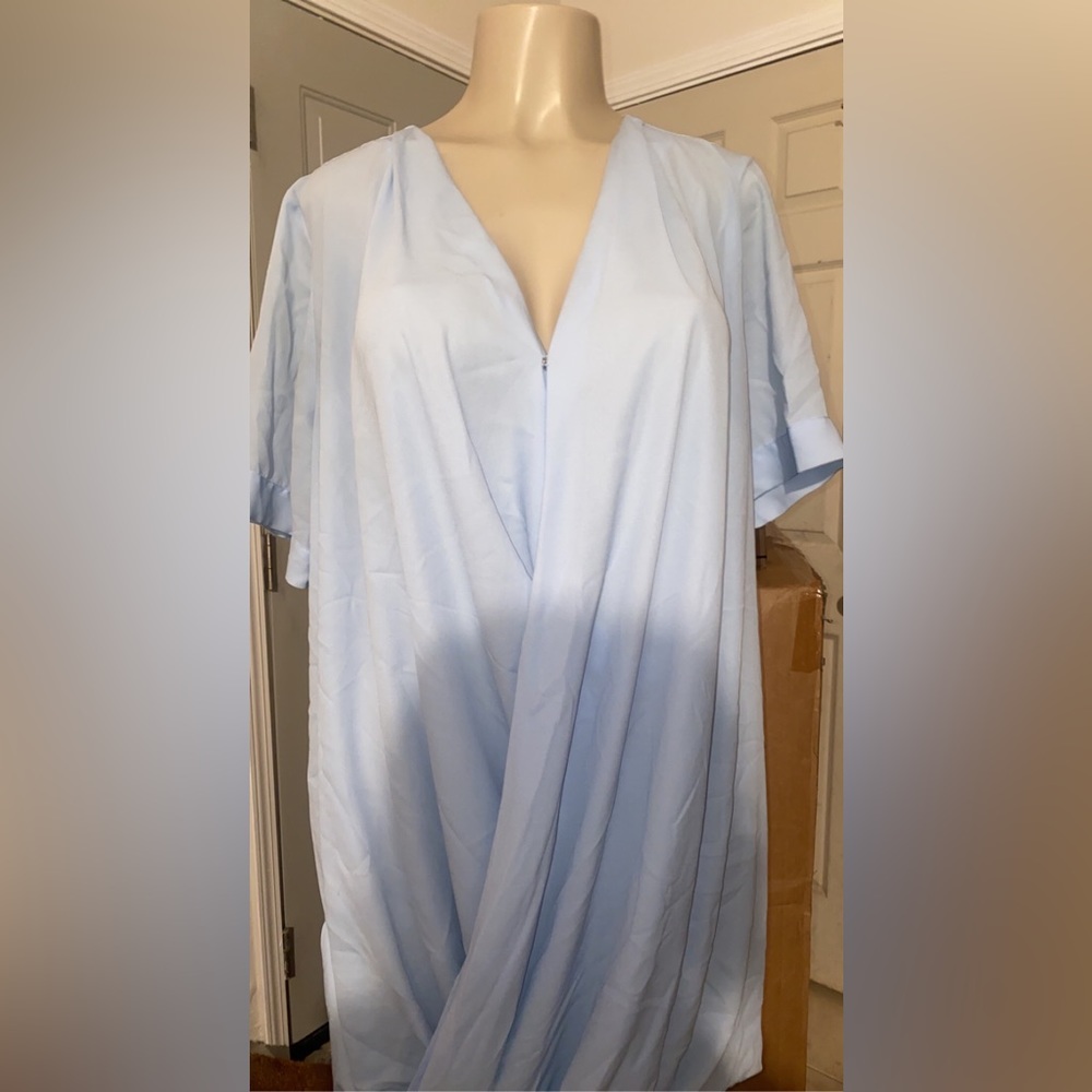 Topshop override drape dress